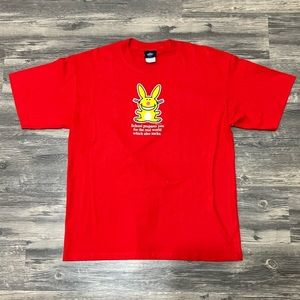 ‘It’s Happy Bunny’ Men’s Large T-Shirt by Jim Benton